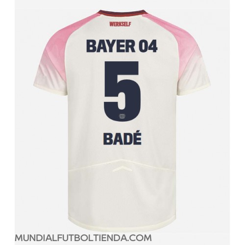 Camiseta Bayer Leverkusen Loic Bade #5 Segunda Equipación Replica 2025-26 mangas cortas Camiseta Bayer Leverkusen Loic Bade #5 Segunda Equipación Replica 2025-26 mangas cortas